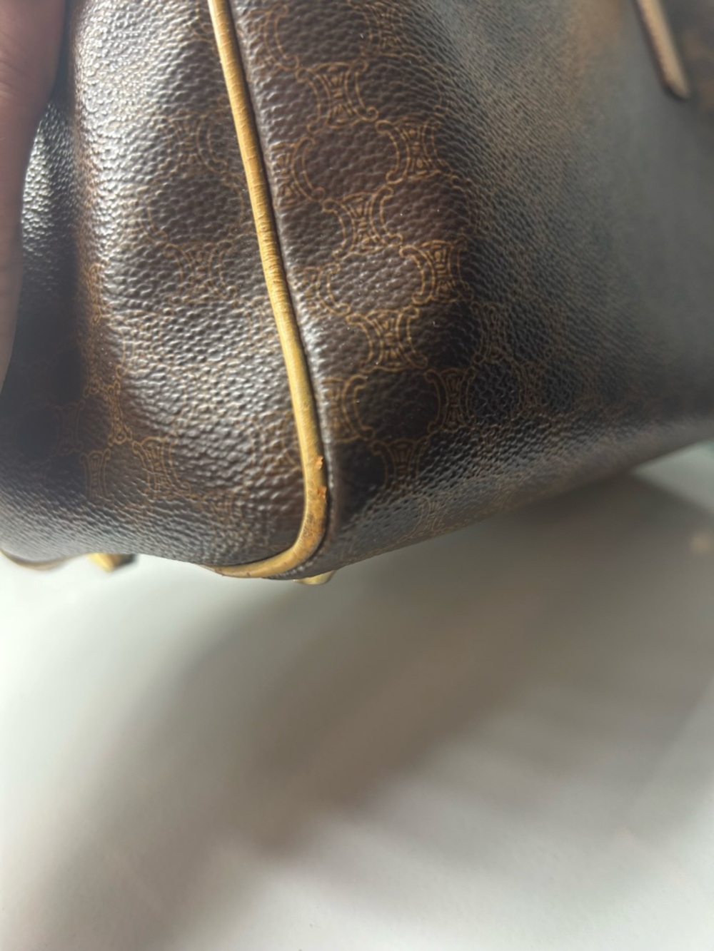 Vintage Celine Macadam Mini Boston Bag - Picture 15 of 15